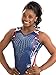 GK Simone Biles Firecracker Gymnastics Leotard (Blue) | Ballet Dance One-Piece for Women & Girls