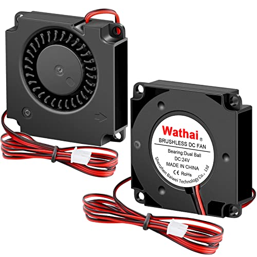 Wathai DC 4010 Blower Fan 24V Duall Ball 40mm x 10mm