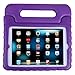 HDE Kids Case for iPad Mini 2 3 -Shock Proof Rugged Heavy Duty Impact Resistant Protective Cover Handle Stand for Apple iPad Mini 1 2 3 Retina (Purple)