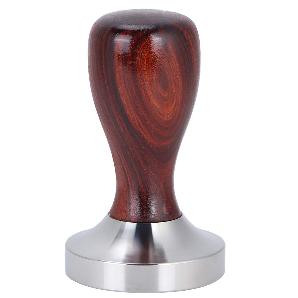 Coffee Tamper - 58mm Flat Base Stainless Steel Coffee Tamper Coffee Powder Pressing Tamping Tool for Coffee Shop Supplies