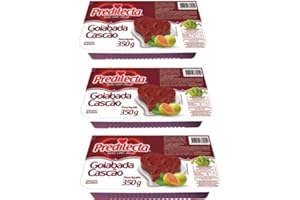 Goiabada Brasileira Cascão Predilecta 350g | Pack of 3x350g | Brazilian Guava Jam | Doce de Goiaba | Brazil in Texas Bundle
