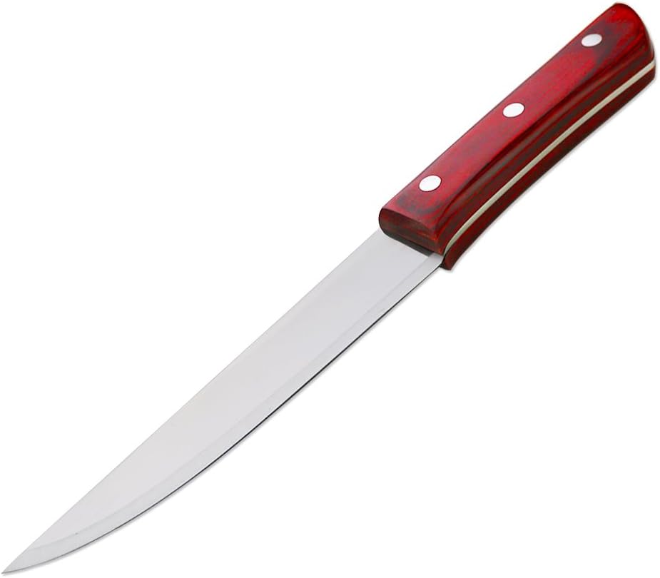 KOFERY Latest 6-Inch Blade Traditional Forged Sashimi Chef Knife with Non Slip Ergonomic Red-Wood Handle