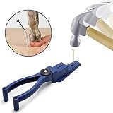 Plastic Pliers, Home Tool Auxiliary Pliers, Jelanry Secure Nails Anti-smashing finger Joint Pliers for More Safety for Hammering Nails Easy to Position and Keeps Fingers Safe