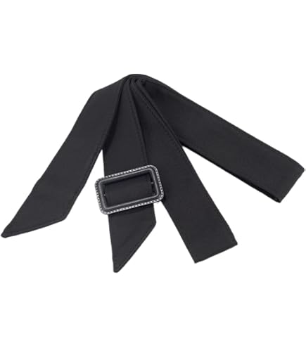 175x5cm Black Unisex Faux Wool Belt Woolen Sash Tie for  display picture 3