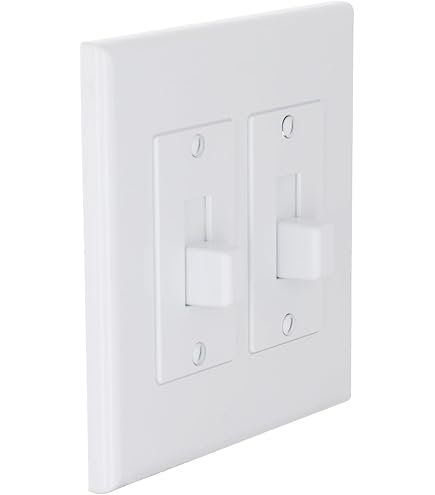 TayMac Plaque D'interrupteur à Bascule A20W Allure Blanche 1