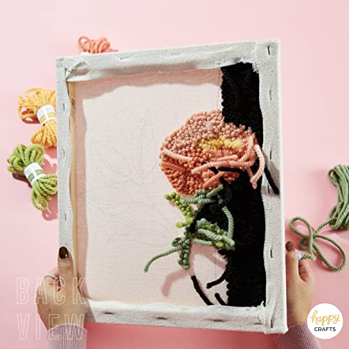 DIY PunchNeedle Kit, StepbyStep PunchNeedle Embroidery Kit with Pre