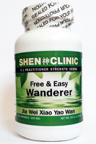 Free &amp; Easy Wanderer Concentrated 5:1- Jia Wei Xiao Yao Wan, 100 500 mg. Capsules