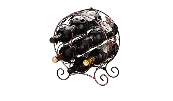 Botelleros Vino, 7 Botellas Botellero Nevera Estanterías, Vino ...