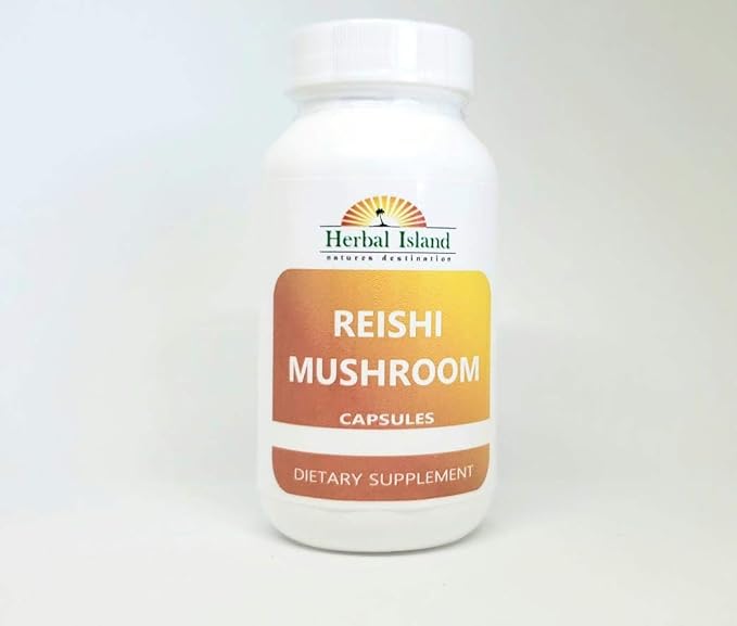 Reishi Mushroom Capsules 120 Count 500mg Each Ganoderma