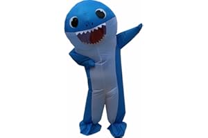 GENERIC inflatable costume adult Blow Up Shark Costume For Halloween Birthday Gift Role Playing Game Party Costumes