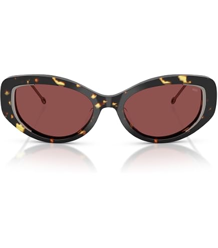 Amazon.com: Diesel DL3001 Sunglasses, Havana Rossa/Mirrored Green