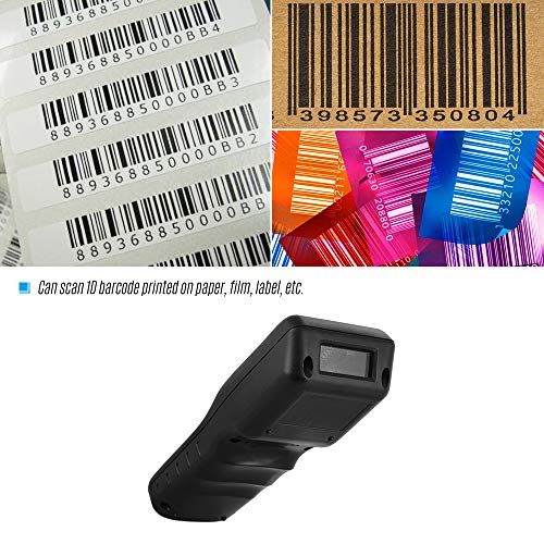 Aibecy PDT Barcode Data Collector 433MHZ Wireless & USB Wired Portable Data Terminal Inventory Device Handheld 1D Bar Code Scanner Reader with Color Screen Multiple Library Collect Inventory Mode