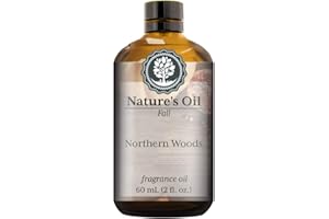 NATURE'S OIL Northern Woods Fragrance Oil (60ml) for Diffusers, Soap Making, Candles, Lotion, Home Scents, Linen Spray, Bath Bombs, Slime