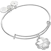 Alex and Ani Four-Leaf Clover Charm Bangle