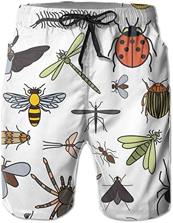 Cartoon Insect Gentleman Short Pants