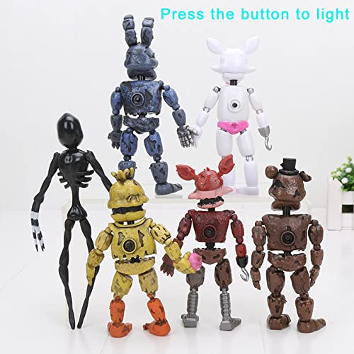 FNAF Action Figures Security Breach Five Nights at Freddy's Action Figures 5PCS FNAF Figures