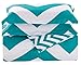Chezmoi Collection 2-Piece Reversible Chevron Zig Zag Duvet Cover Set with Corner Ties (Twin, Teal)