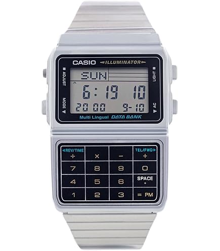 【レア】CASIO DATA BANK INVISIBLE MACINE Amazon.com: Casio DBC-611-1CR Data Bank Classic Series Quality