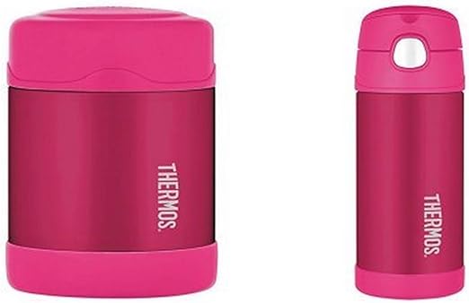 pink thermos food jar