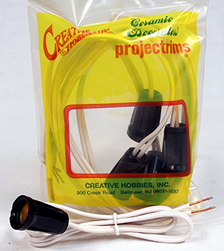 Creative hobbies lp1937 candelabra base (e12) lamp sock…