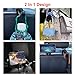 Car Hooks Headrest Hangers, ADINC 2 Pack Car Bag Hooks Hang Purse Grocery Bags with Phone Holder and Lock,Universal Vehicle Car Seat Hanger Backseat Headrest Hooks for Handbag Cloth Umbrellas etc