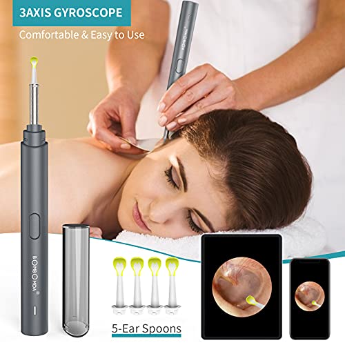 Ear Wax Removal Endoscope Otoscope, Ear Cleaner Earwax Remover Tool