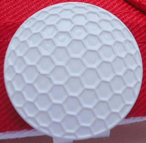 White Golf Ball Marker and Magnetic Hat Clip