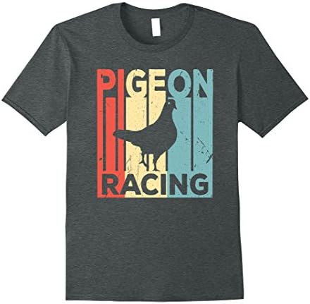 Mens Pigeon Racing Vintage T Shirt Large Dark Heather