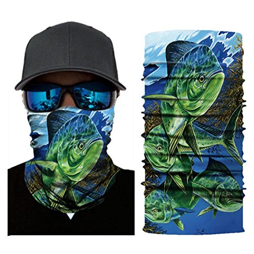 Unpara Outdoor Neck Gaiter Head Scarf Neck Windproof Face Mask Sun Protection Headband For Outdoor, Bikers, Hunters, Hikers, Sports, Fishing (E) - Thumbnail 2