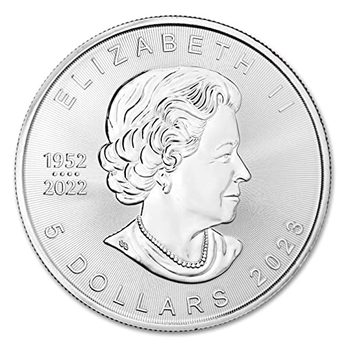2023 - Lot of (25) 1 oz Canadian Maple Leaf Silver Coins Brilliant Uncirculated with Certificates of Authenticity $5 Seller BU