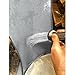 PetFusion Large WATERPROOF Pet Food Mat (24x16). FDA Grade Silicone [superior hygiene, non-toxic, multiple sizes] For dogs or cats, Gray