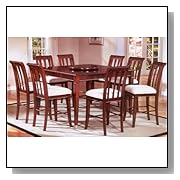 Counter Height Dining Sets Festive Counter Height Table With Lazy Susan/Chair