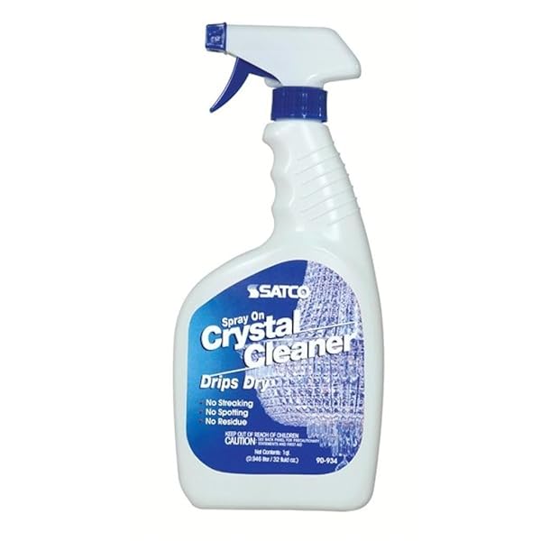 SATCO 90934 32 OUNCES – CRYSTAL CHANDELIER CLEANER...