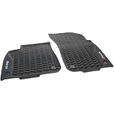 Audi 4M8061221B041 Rubber Floor Mats Front 2 x Rubber Mats All Weather Mats Black with RSQ8 Lettering