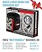 Magnetic Wristband for Holding Tools with Universal Socket Grip - Strong Magnets Armband Tool Holder for Men w/Ratchet Wrench Power Drill Adapter Fathers Day Gifts Tools for Dad, DIY Handyman (Black)