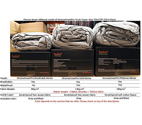 XtremeCoverPro Car Covers Ready fit for TOYOTA TACOMA DOUBLE CAB SHORT BED TRUCK 2018 UV Protection Vehicle Accessories WATERPROOF Breathable Car Cover Indoor Outdoor Protection