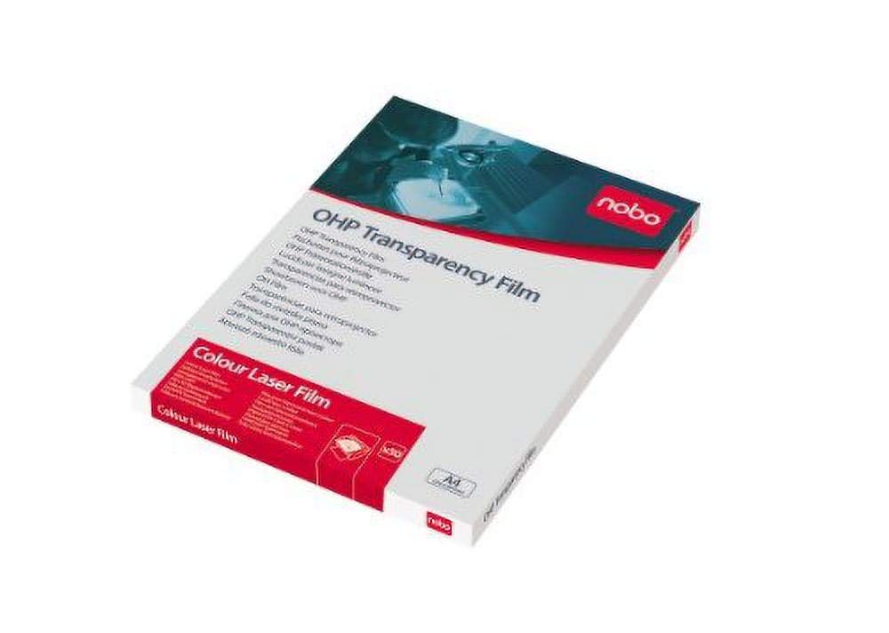 Nobo Overhead Projector Film Colour Laser A4 - Pack of 50