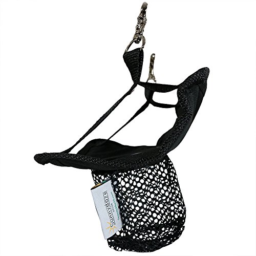 Sunnydaze Hanging Drink Holder and Tablet Device Holder, Outdoor Rope Hammock Accessory