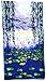 Salutto Womens 100% Charmeuse Silk Scarf Van Gogh Paul Gauguin Monet Painted Scarves (10)