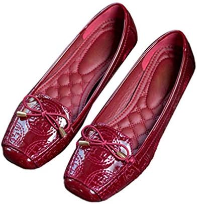 Women's Ballet Flats Shoes, Female Comfortable Soft Work Moccasins