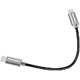 Meenova USB-C OTG Pro DAC Cable 0.5ft/15cm for Android Smartphone, Galaxy S22 21 Note20, Oxygen-Free Copper Cor for Amplifier