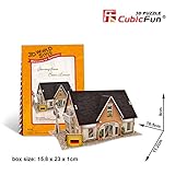 CUBIC FUN 3D WORLD STYLE GERMANY FLAVOR BEER HOUSE 6.5” 3D PUZZLE 42PCS