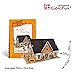 CUBIC FUN 3D WORLD STYLE GERMANY FLAVOR BEER HOUSE 6.5” 3D PUZZLE 42PCS