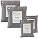 OLIVIA & AIDEN Activated Bamboo Charcoal 4 Pack - Eco Friendly Air Freshener, Odor Eliminator and Moisture Absorber | Car and Shoe Deodorizer, Closet and Room Air Purifier (500g, 200g)