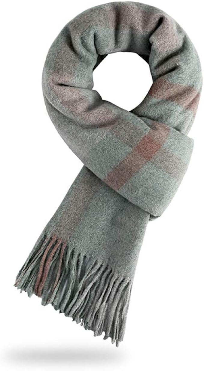 MIRANDA Schal für Damen, warm, Kaschmirimitat, Winter, Farbe kariert Gr