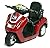12 pcs in Box: 5" Die Cast Turbo Scooter, Pull Back Action (Blue/Maroon/Red/Yellow)