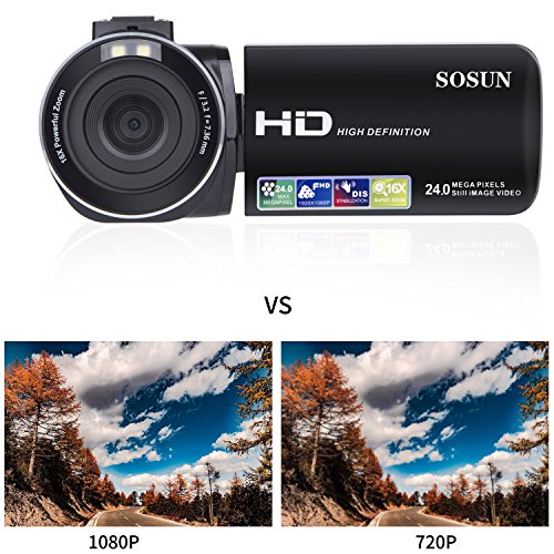 1 Camcorder+SOSUN+Rotatable+Batteries+301S+Plus