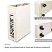 ZERO JET LAG Slim Tall Collapsible Laundry Hamper Foldable Washing Laundry Basket and Laundry Bag with Wheels Clothes Store and Organizer 15.4”×7.8”×22” (Beige)