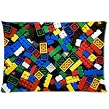 Custom Lego Brocks Pillowcase Standard Size 20x30 inch Design Pillow Case Cover(Two Sides)