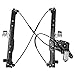 AutoandArt Brock Replacement Driver Rear Power Window Regulator and Lift Motor Assembly Compatible with 2001-2007 Silverado Sierra Pickup Truck 19301981